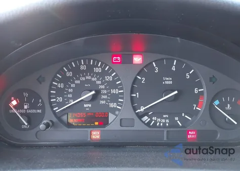 1995 BMW 325 Ic z USA, uszkodzony, nr VIN WBABJ5329SJC83026